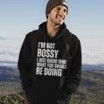 I Am Not Bossy I Just Know What You Should Be Doing Retro Hoodie Lifestyle