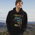 I Crushed Pre-K Graduation Boys Monster Truck Hoodie Lifestyle