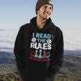 I Read The Rules Board Dice Chess Board Gaming Board Gamers Hoodie Lifestyle