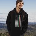 Italian American Flag - Italian American Pride Hoodie Lifestyle