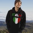 Italy Flag Holiday Italy Heart Italian Flag Hoodie Lifestyle