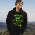 Jamaica 2023 Girls Trip With Jamaican Flag And Kiss Lips Hoodie Lifestyle