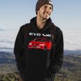 Jdm Car Evo Viii Red Hoodie Lifestyle
