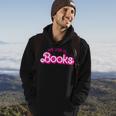 My Job Is Books Retro Pink Style Reading Books Hoodie Lifestyle
