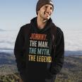 Johnny The Best Man Myth Legend Funny Best Name Johnny Hoodie Lifestyle