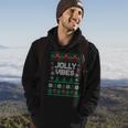 Jolly Vibes Ugly Sweater Jolly Christmas Happy Holidays Hoodie Lifestyle