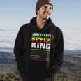 Junenth Black King Nutritional Facts Dad Boys Fathers Day Hoodie Lifestyle