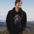 Lama Colorful Cool Alpaca Alpacalover Hoodie Lifestyle