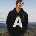 Letter A Alphabet Letter Initial Hoodie Lifestyle Letter A Alphabet Letter Initial Hoodie Lifestyle