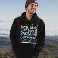 Most Likely To Love Snow Days And Show It Proudly Xmas Hoodie Lifestyle
