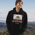 Los Altos Hills California Cali City Souvenir Ca Flag Hoodie Lifestyle