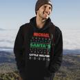 Michael Santas Little Helper Funny Michael Name Christmas Hoodie Lifestyle Michael Santas Little Helper Funny Michael Name Christmas Hoodie Lifestyle