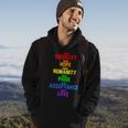 More Equality More Love Human Rights Blm Lgbtq  Hoodie Lifestyle