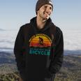 Mountain Bike Never Underestimate An Old Guy On A Bicycle Hoodie Lifestyle