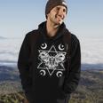 Mysticism Pagan Moon Wiccan Scary Insect Moth Occult Hoodie Lifestyle