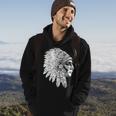 Native American Feather Headdress America Indian Chief Hoodie Lifestyle