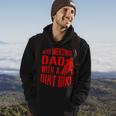 Never Underestimate A Dad With A Dirt Bike Funny Gift Gift For Mens Hoodie Lifestyle