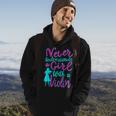 Never Underestimate A Girl With A Violin Cool Gift Hoodie Lifestyle