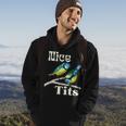 Nice-Tits Funny Blue Tit Bird Watching Lover Gift Birder Bird Watching Funny Gifts Hoodie Lifestyle