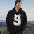 Number 9 Counting Gift For Women Hoodie Lifestyle