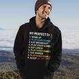 My Perfect Day Video Games Gamer Boys Gaming Hoodie Lifestyle