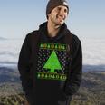 Periodic Table Ugly Christmas Sweater Hoodie Lifestyle