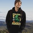Pickleball Addict Funny Paddle Pickle Ball Meme Hoodie Lifestyle
