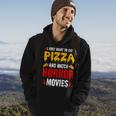 Pizza & Horror Movies Movies Hoodie Lifestyle