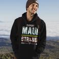 Pray For Maui Hawaii Strong On Back Hoodie Lifestyle