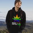 Pride And High Lgbt Weed Cannabis Lover Marijuana Gay Month Hoodie Lifestyle