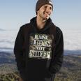 Raise Lions Not Sheep American Patriot Camo Patriotic Lion Hoodie Lifestyle