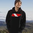 Rescue Diver Tennessee Diver Down Flag Hoodie Lifestyle
