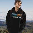 Retro Sunset Stripes Arvilla West Virginia Hoodie Lifestyle