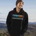 Retro Sunset Stripes Glenn Heights Maryland Hoodie Lifestyle