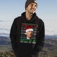 Santa Joe Biden Merry Uh Uh Christmas Ugly Sweater Hoodie Lifestyle