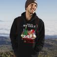 Santa Riding Vizsla This Is My Ugly Christmas Sweater Hoodie Lifestyle