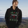 Sassy Tacky Ugly Christmas Festive Af Sweater Hoodie Lifestyle