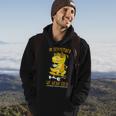 In September We Wear Gold Childhood Cancer Awareness T-Rex Hoodie Lifestyle