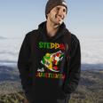 Stepping Into Junenth 1865 Pride Black African American Hoodie Lifestyle