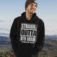 Straight Outta 8Th Grade Graduation Gifts 2027 Eighth Grade Hoodie Lifestyle