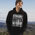Straight Outta My Comfort Zone Self-Improvement Motivational Hoodie Lifestyle