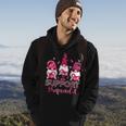 Support Squad Gnome Pink Warrior Breast Cancer Awareness Breast Cancer Awareness Funny Gifts Hoodie Lifestyle