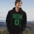 Tatum Who Wears Number 0 Green Is Incredibly Brilliant Hoodie Lifestyle