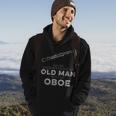 Never Underestimate An Old Man With An Oboe Vintage Novelty Hoodie Lifestyle