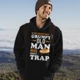 Never Underestimate A Trap Shooting Old Man Hoodie Lifestyle