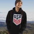 Usa & America - Soccer & Football Flag Jersey Hoodie Lifestyle