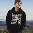 Vintage Game Day Fathers Day Lightning Bolt Baseball Sport Hoodie Lifestyle