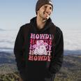 Vintage Howdy Rodeo Western Country Southern Cowgirl Rodeo Funny Gifts Hoodie Lifestyle