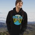Vintage Orange Cove California River Valley Souvenir Print Hoodie Lifestyle