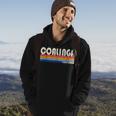 Vintage Retro 70S 80S Style Hometown Of Coalinga Ca Hoodie Lifestyle